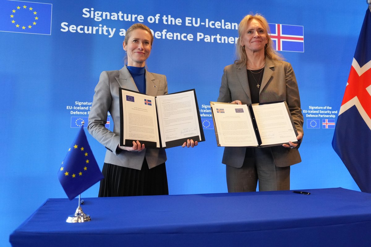 Unión Europea e Islandia sellan alianza estratégica en seguridad y defensa
