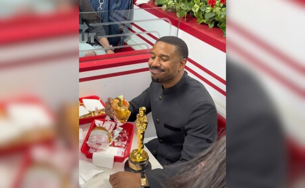 El Oscar de Michael B. Jordan tuvo un toque inesperado: una hamburguesa icónica