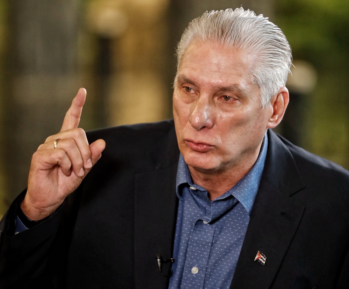 Cuba "debe prepararse para una posible guerra" con EU: Díaz-Canel